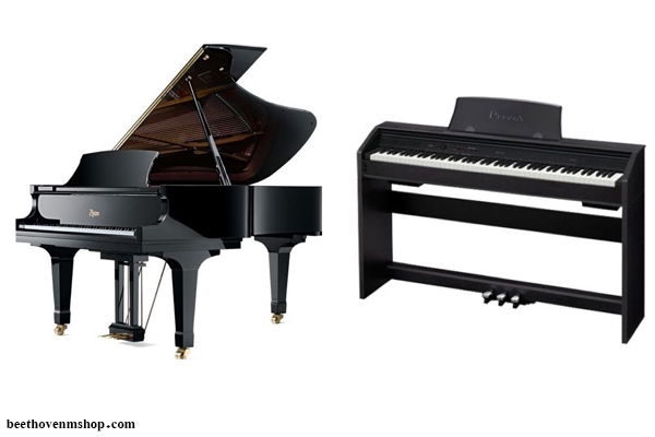 مقایسه پیانو دیجیتال با آکوستیک - فروشگاه موسیقی بتهوون